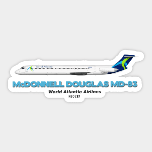 McDonnell Douglas MD-83 - World Atlantic Airlines Sticker